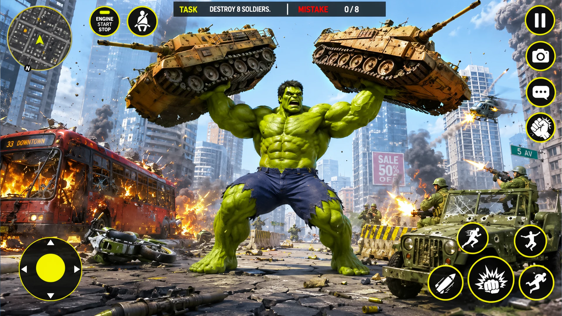 Incredible Monster Hero Games screenshot